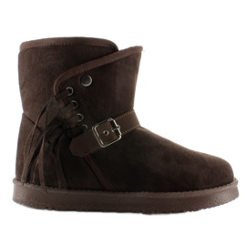 Emusy Mujer Con Flecos K1661504 Marron marrón