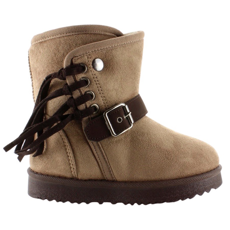 Emuski Infantil Con Frędzlami K1647404 Taupe beige Emuski Infantil Con Frędzlami K1647404 Taupe beige