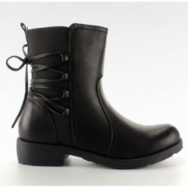 Botas altas con cordones Jodhpur 55435 Negro