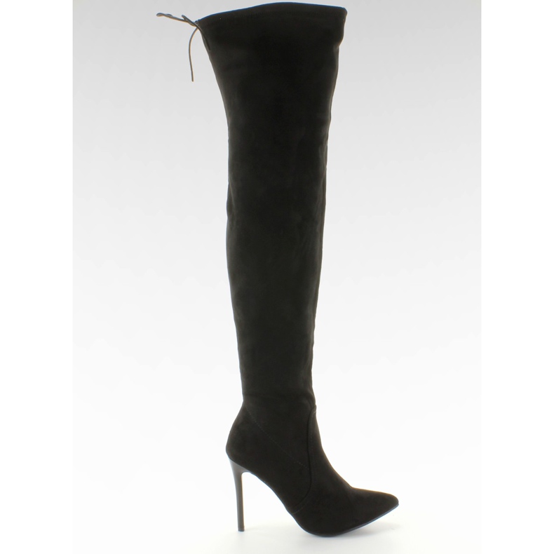 Botas hasta el muslo de ante con AZ-2 negro