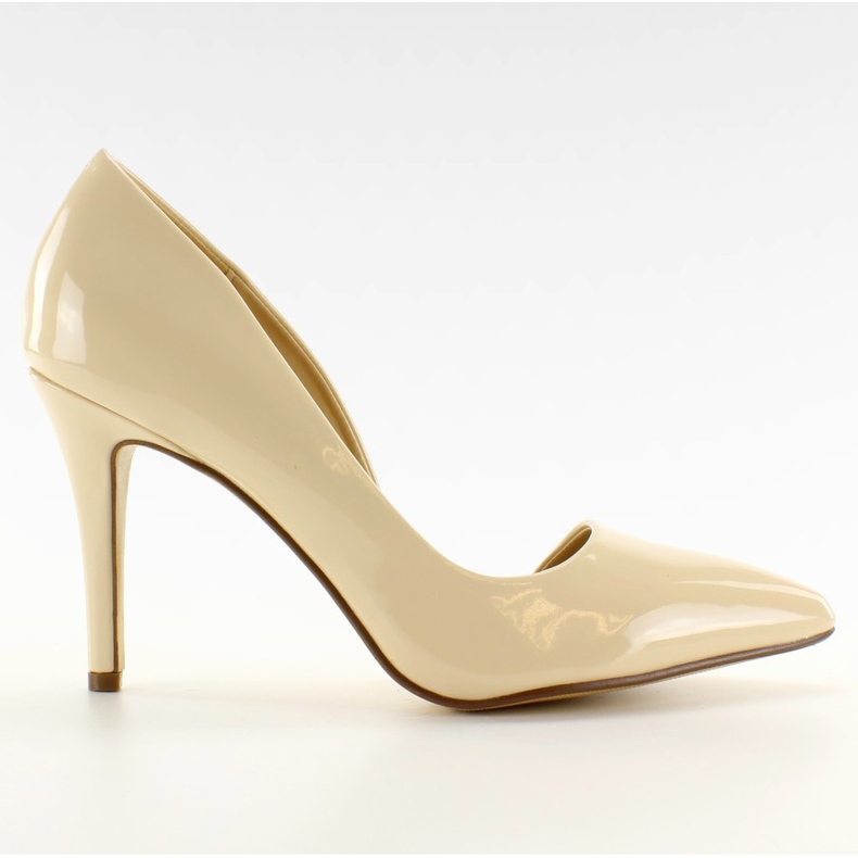 Tacones asimétricos pastel C26P Beige