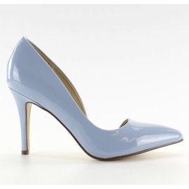 Tacones asimétricos pastel C26P Azul Tacones asimétricos pastel C26P Azul