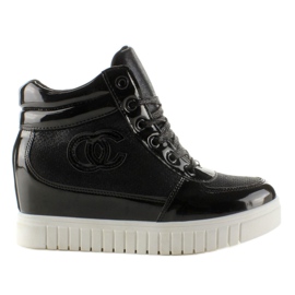 Zapatillas Chanelki NB83P Negras negro