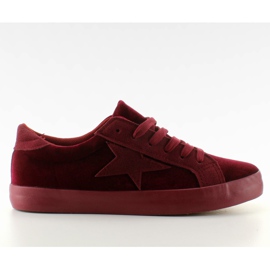 Zapatillas de terciopelo BL70P Rojo Vino