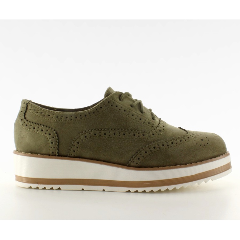 Mocasines en el alto verde T256