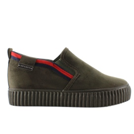 Creepersy Slipony Stripes 2018-47 Negro Verde