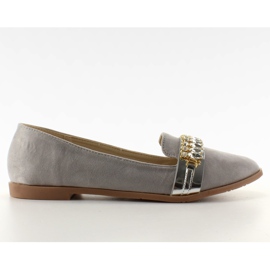 Señores elegantes con circonia cúbica gris JH20P