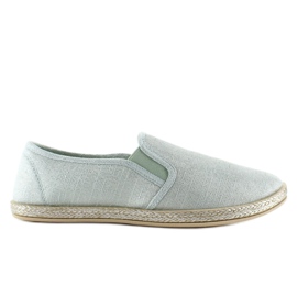 Alpargatas sin cordones glamour JX16 Verde