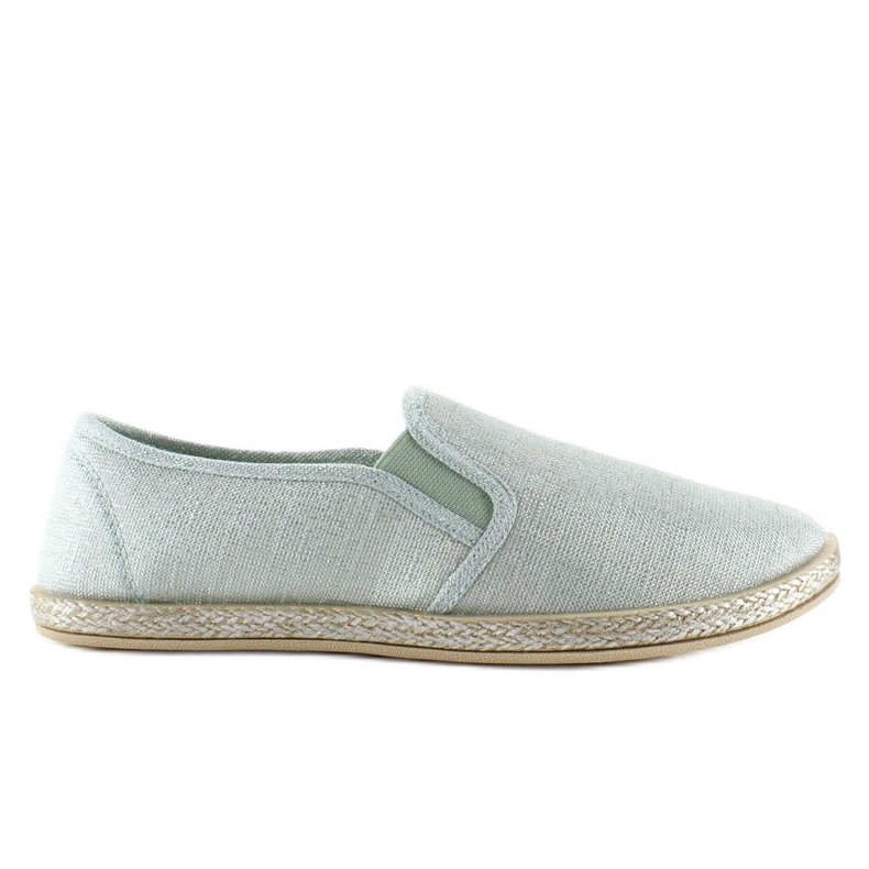 Alpargatas sin cordones glamour JX16 Verde