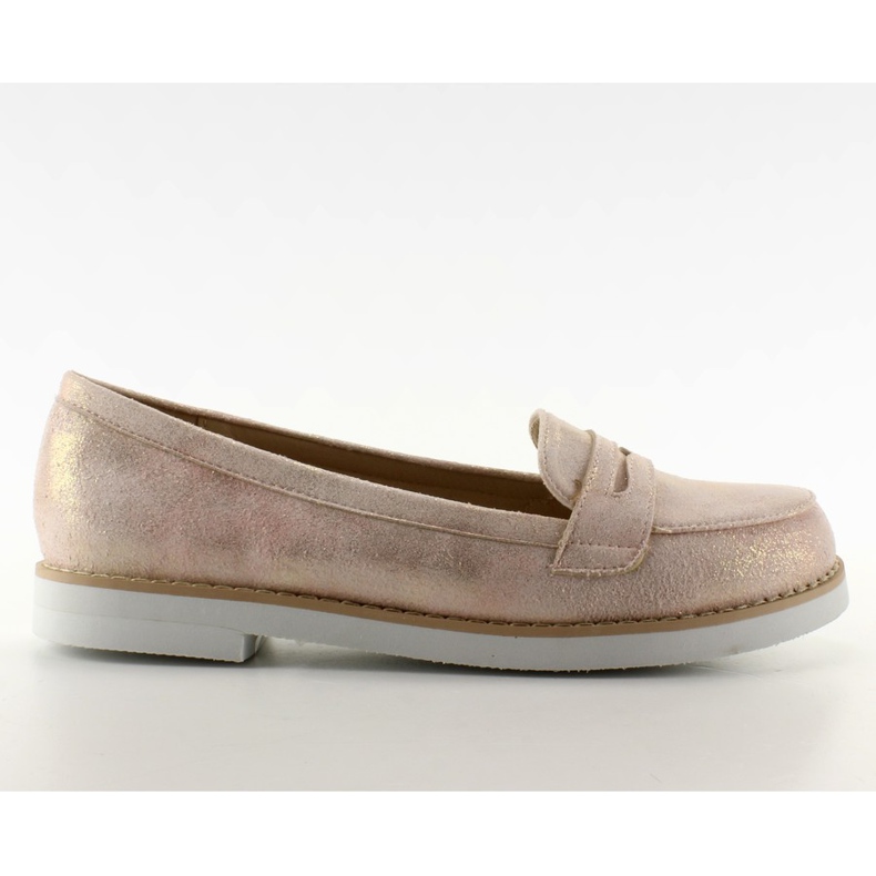 Mocasines color pastel para mujer 7112 Rosa rosado