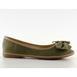 Bailarinas de ante con lazo SK26 Verde Bailarinas de ante con lazo SK26 Verde