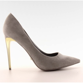 Tacones de ante oro L-08P Tacon gris Tacones de ante oro L-08P Tacon gris