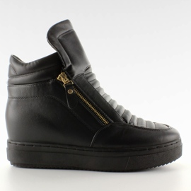 Zapatillas altas de mujer 6130-y Negro
