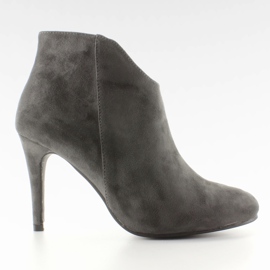 Botas con corte AT-0592-L gris Botas con corte AT-0592-L gris