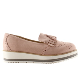 Mocasines Suela Alta 7149 Rosa