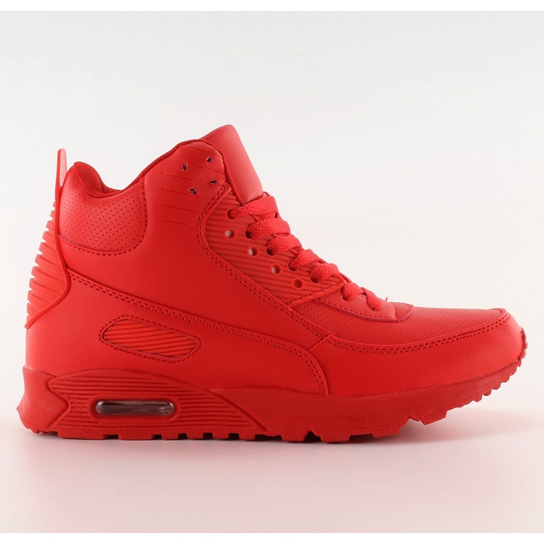 Zapatillas deportivas altas B3701 ed rojo