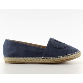 Alpargatas Chanel T272P azul azul marino