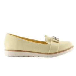 Mocasín ante pastel T245 Amarillo