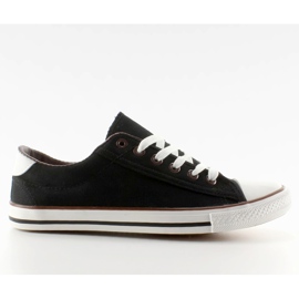 Zapatillas negras de mujer con acabado negro