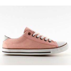 Zapatillas para mujer con acabado facial BL63 Meat Pink rosa