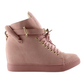 Deportivas con candado XW37012-3 Rosa Suende rosado