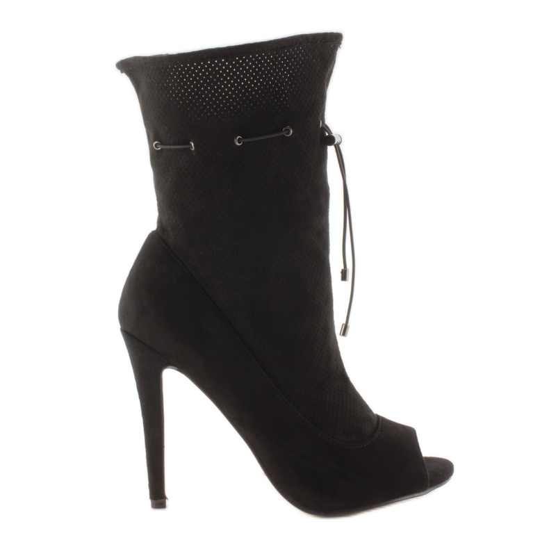 Botas punta abierta SY15 Negro Botas punta abierta SY15 Negro