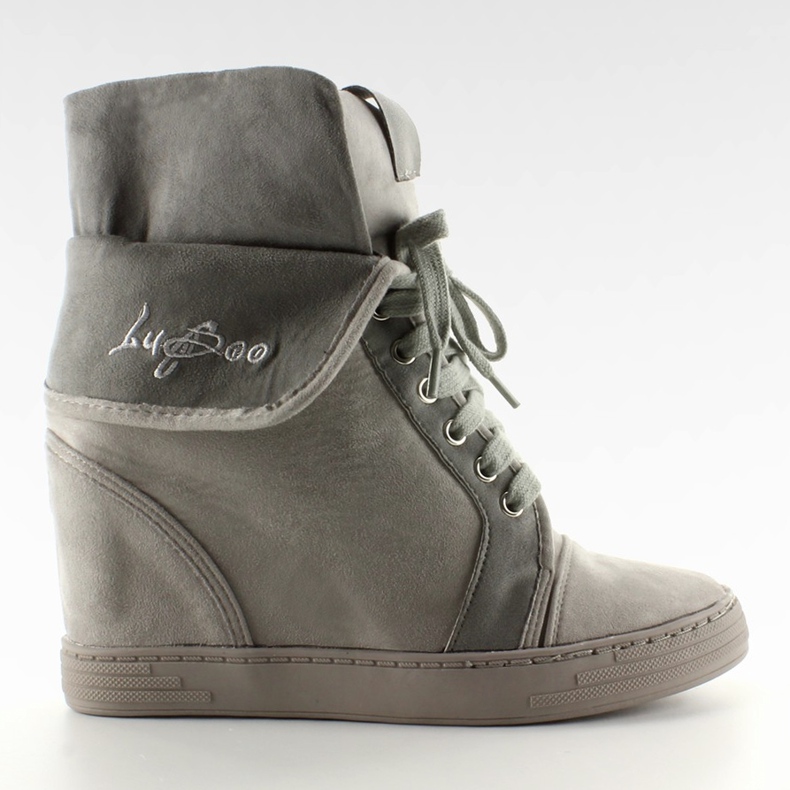 Zapatillas deportivas de ante B12-22 Gris