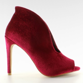 Salón terciopelo 8751 Botas rojas rojo Salón terciopelo 8751 Botas rojas rojo