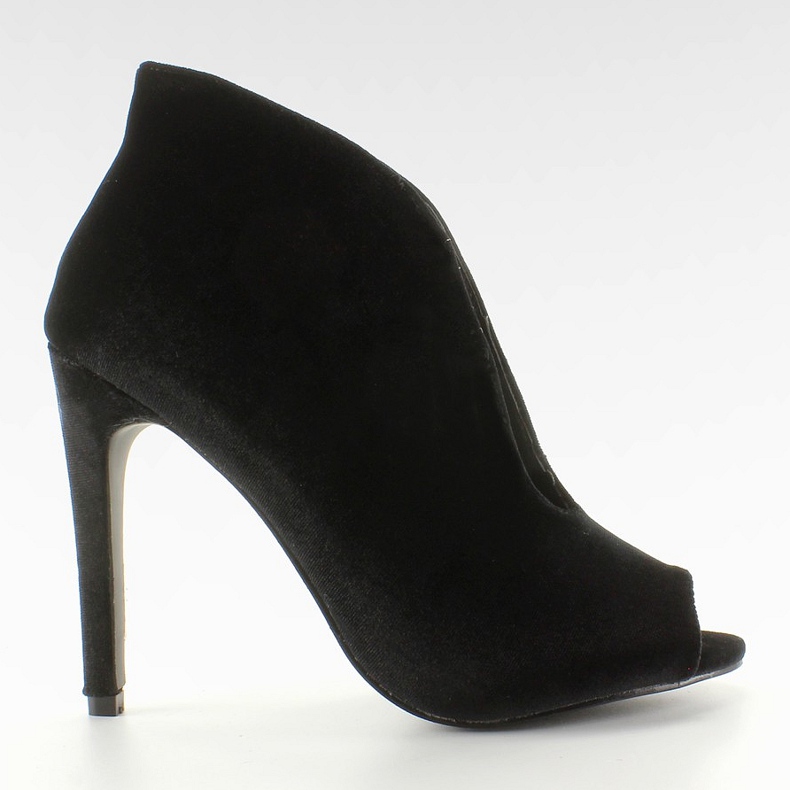 Bota salón terciopelo 8751 Negro