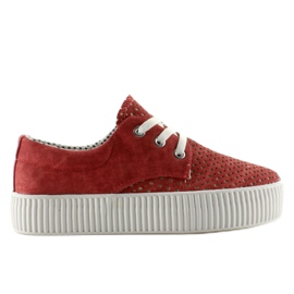 Deportivas Suela Alta K1720301 rojo