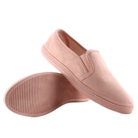 Zapatillas suaves sin cordones JX40P rosa