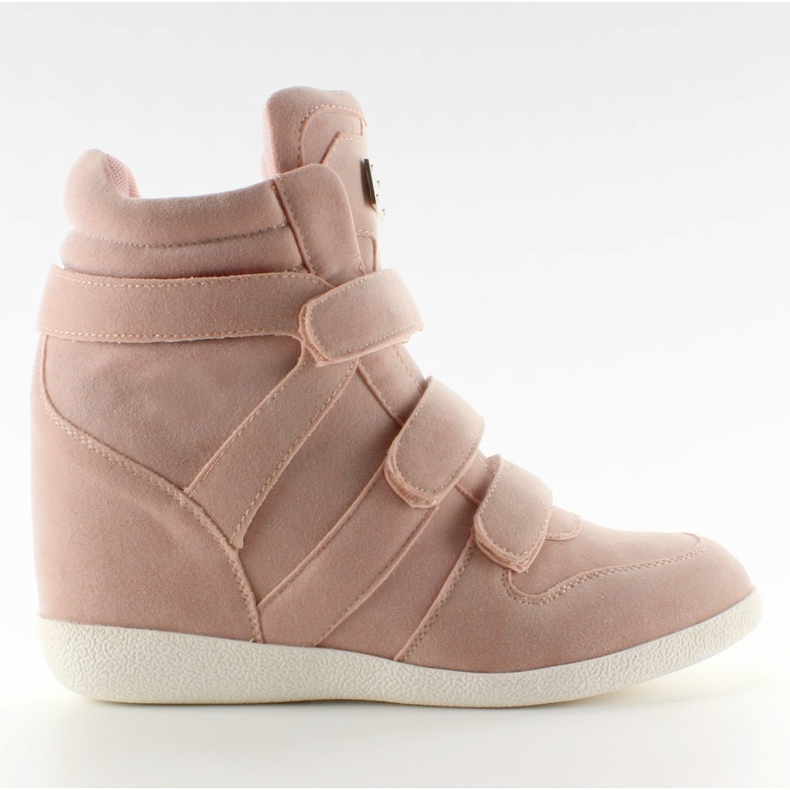 Zapatillas altas de ante JT36 rosa rosado