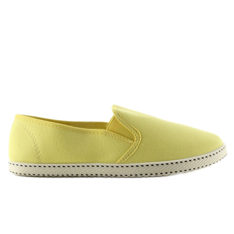 Zapatillas slip-on con cinta 991-Y amarillo Zapatillas slip-on con cinta 991-Y amarillo