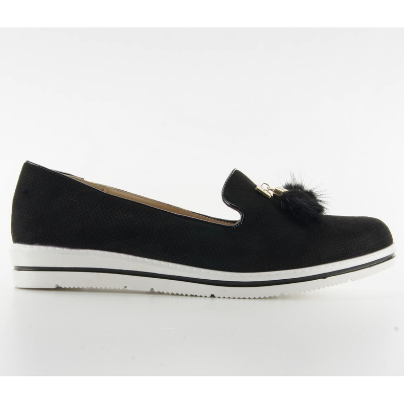 Mocasines con borla DM21P negro