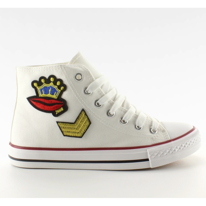 Zapatillas con parches R63. blanco