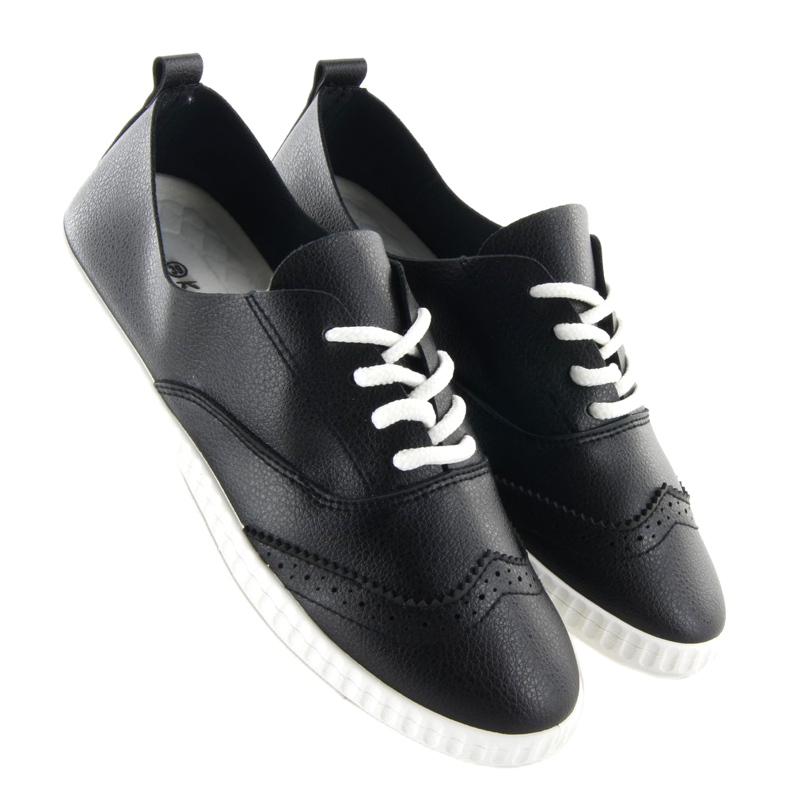 S10 zapatillas oxford negras suaves negro