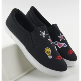 Slipony con parches JX41P Black negro Slipony con parches JX41P Black negro