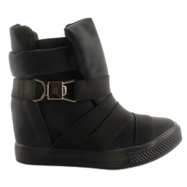 Deportivas con tiras de goma AF24 negro