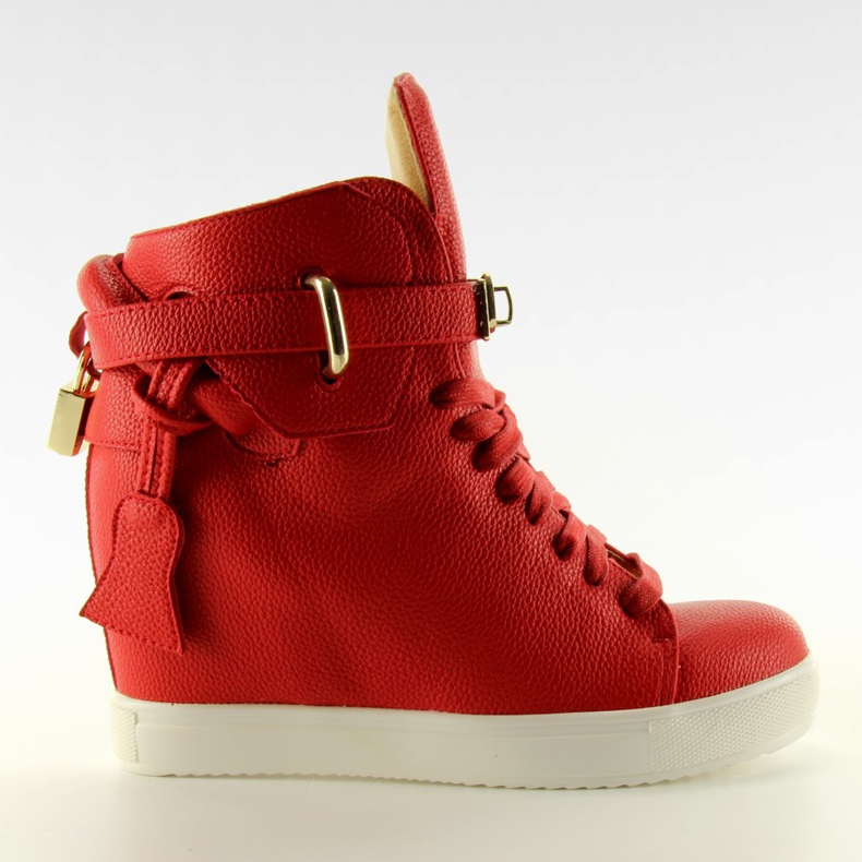 Zapatillas con candado 6059 rojo