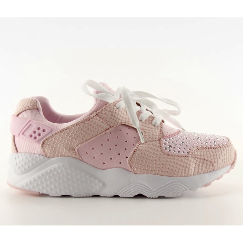 Diamantes glamorosos k1730302 Rosa calzado deportivo rosado