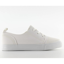 Zapatillas con suela gruesa A-109 blanco