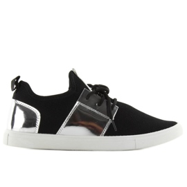 A-120 NEGRO / PLATA zapatillas deportivas aireadas