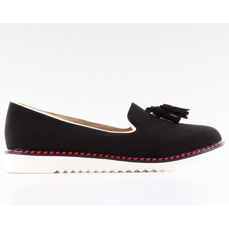 Mocasines Lordsy con ribete 9014 Negro