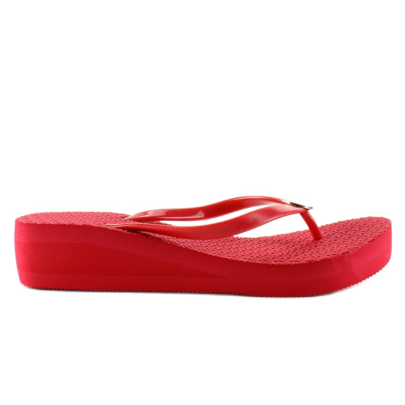 Chanclas suela alta B765 Rojo