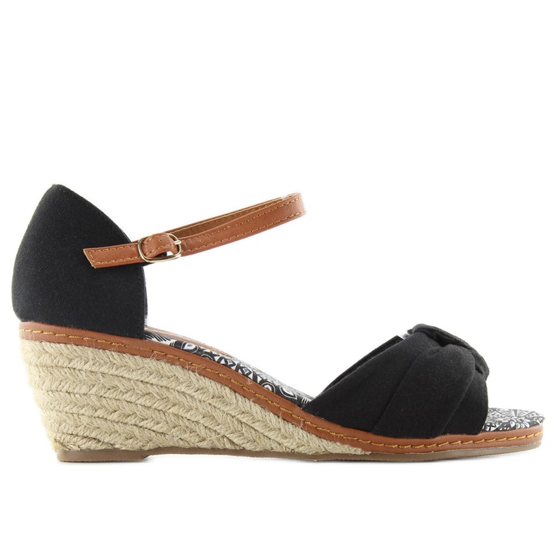 Alpargatas 883-31 sandalias negras negro