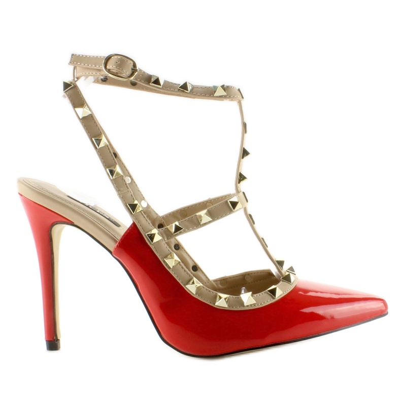Tachuelas con tachuelas Valentina 1166 rojo