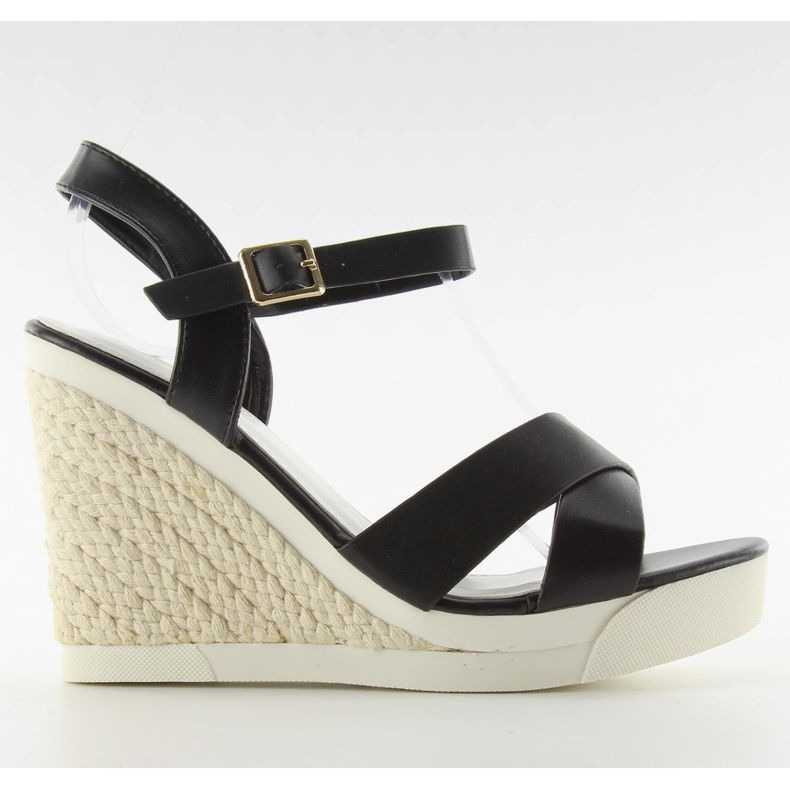 Sandalias de cuña sport suela negro