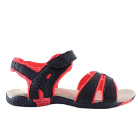 Sportowe Sandałki 7S-Ta86091M Azul marino / Rosa fuerte