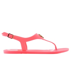 Chanclas Meliski KM101 naranja rosa