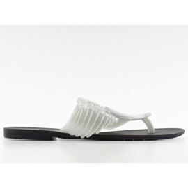 Meliski Flying heart KM116 NEGRO/PLATA blanco